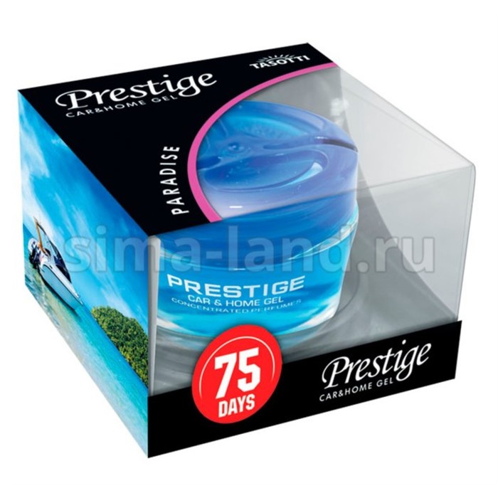 Ароматизатор TASOTTI, гелевый "GEL PRESTIGE", Paradise, 50 мл