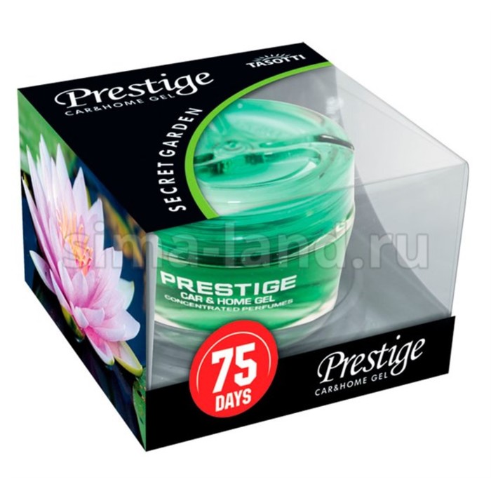 Ароматизатор TASOTTI, гелевый "GEL PRESTIGE", Secret Garden, 50 мл