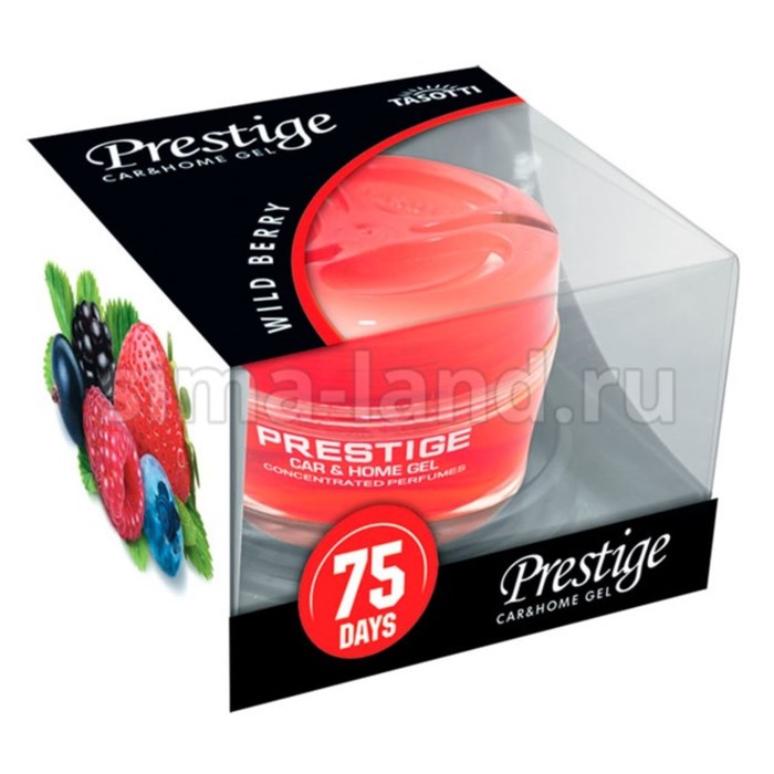 Ароматизатор TASOTTI, гелевый "GEL PRESTIGE", Wild Berry, 50 мл