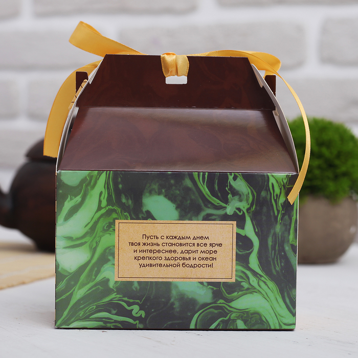 Чай чёрный с чабрецом и душицей "Дорогому дедушке" 100 г