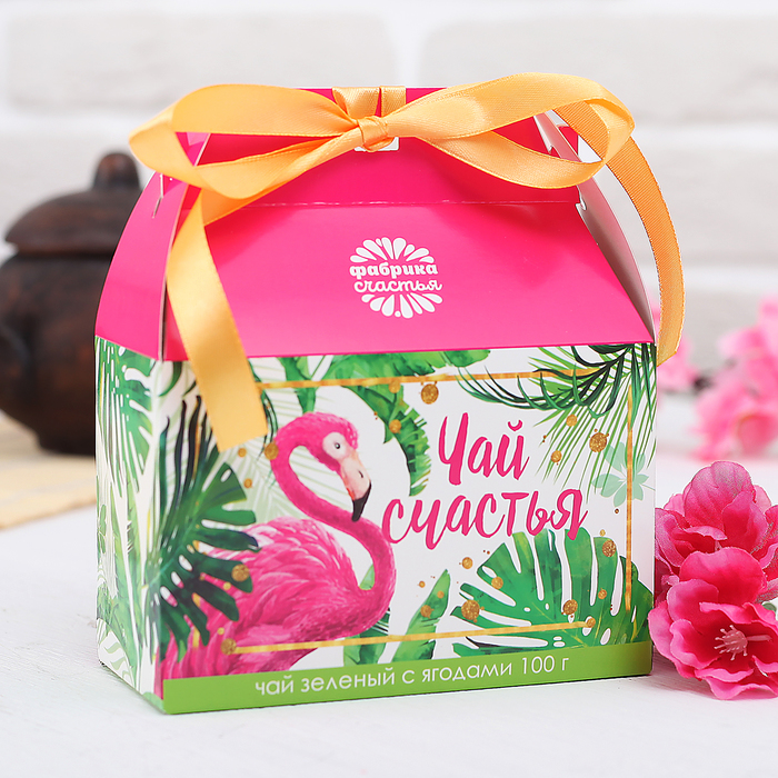 Чай зелёный с ягодами "Чай счастья" 100 г