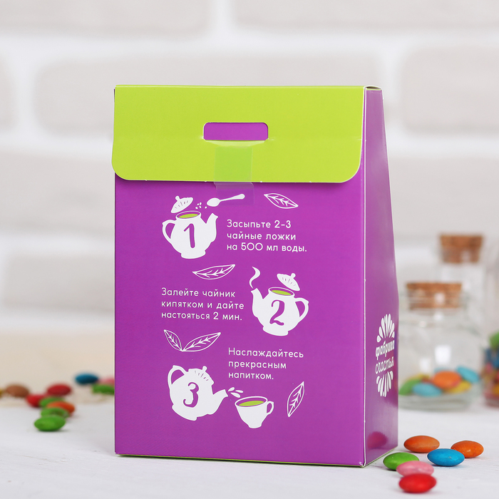 Чай зеленый с лимоном "Кот круглый год без хлопот", 100 г