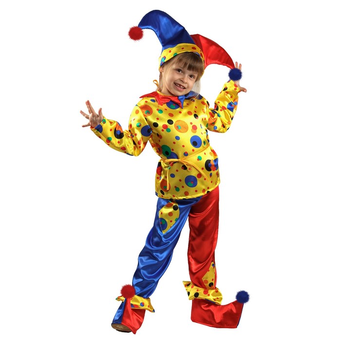 Карнавальный костюм "Петрушка" 7005, размер 40