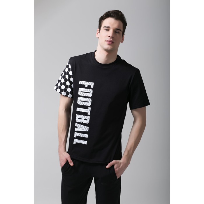 Футболка мужская KAFTAN "Футбол" р-р XL (50-52), хлопок 100%