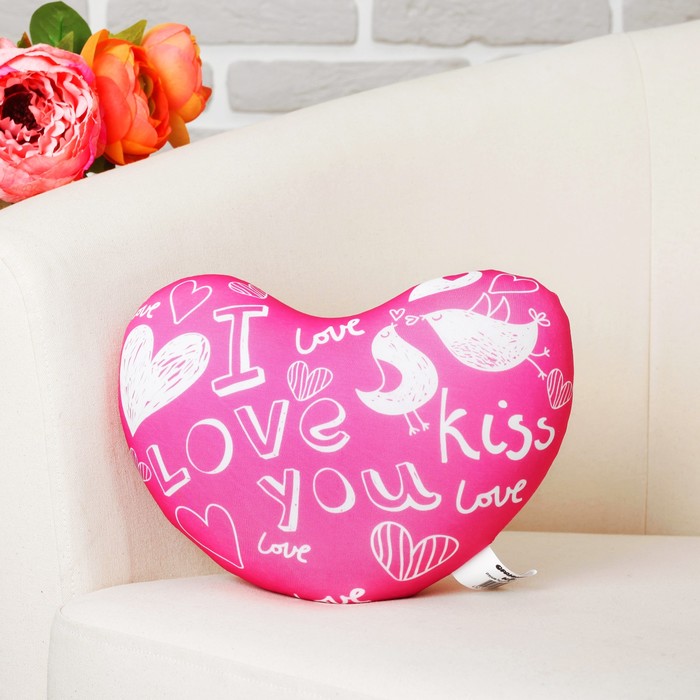 Мягкая подушка-игрушка антистресс "Валентинка" 09
