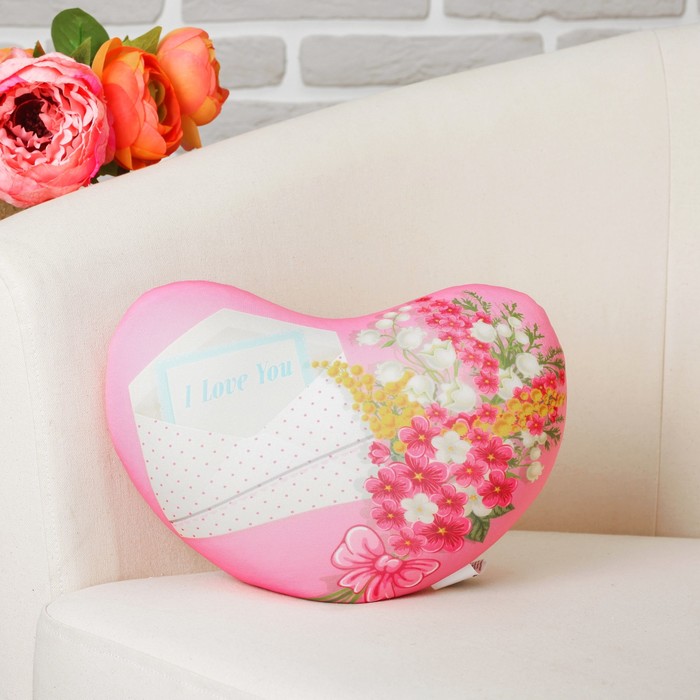 Мягкая подушка-игрушка антистресс "Валентинка" 10