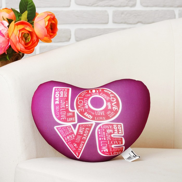 Мягкая подушка-игрушка антистресс "Валентинка" 08