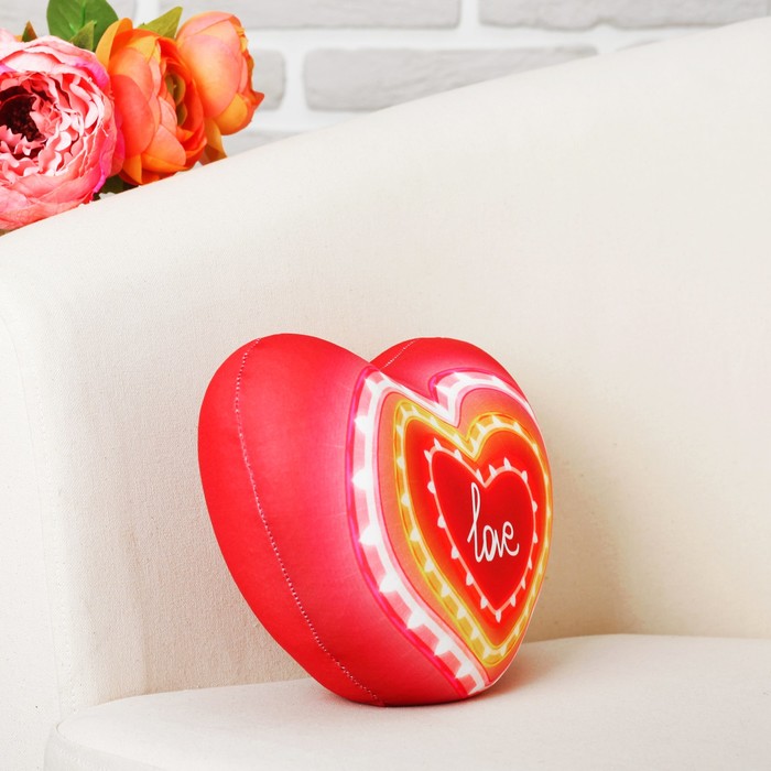 Мягкая подушка-игрушка антистресс "Валентинка" 06