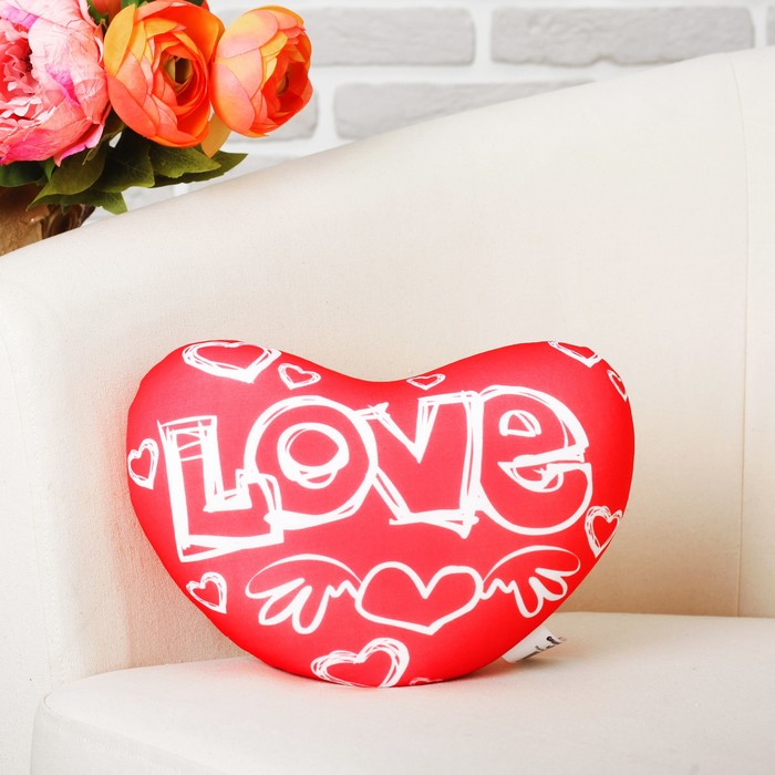 Мягкая подушка-игрушка антистресс "Валентинка" 01