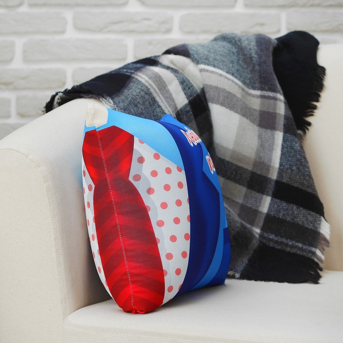 Мягкая подушка-игрушка антистресс "Любимому папе"