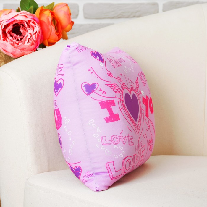 Мягкая подушка-игрушка антистресс "Чувство" 02