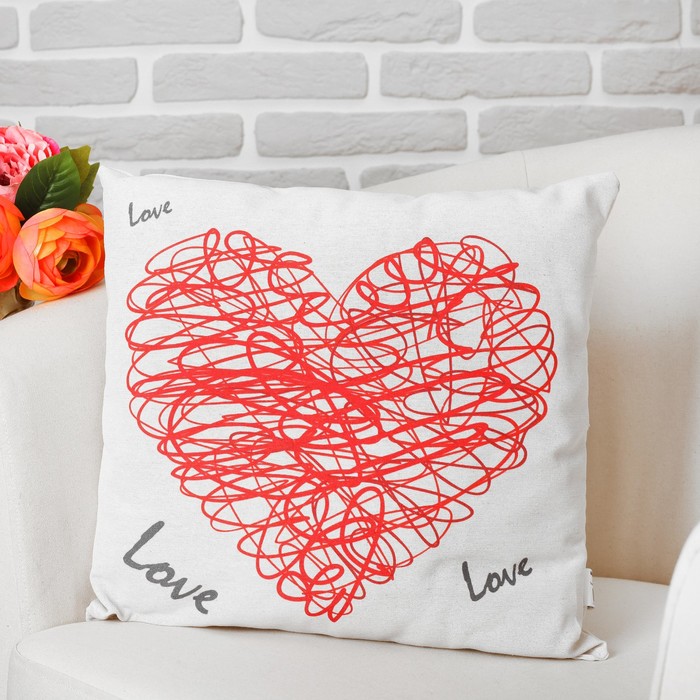 Мягкая подушка-игрушка антистресс "Романтика" 09Л