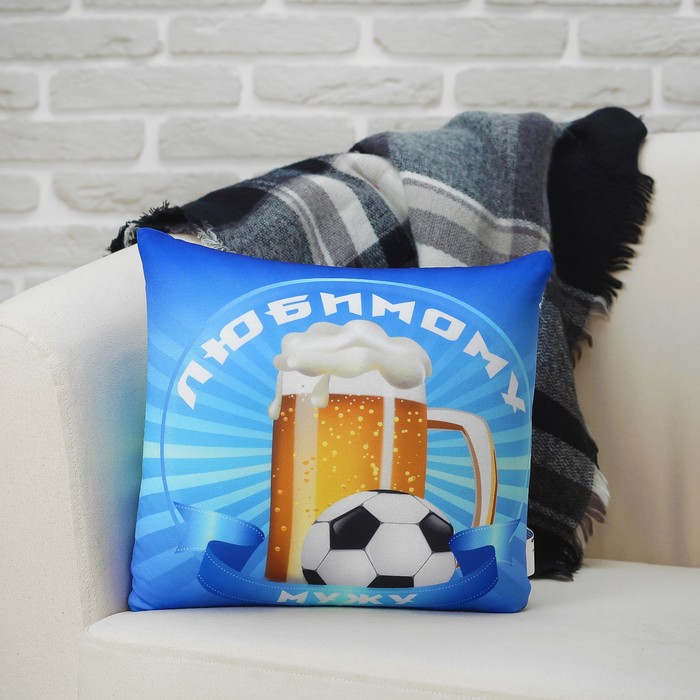 Мягкая подушка-игрушка антистресс "Поздравление" 05