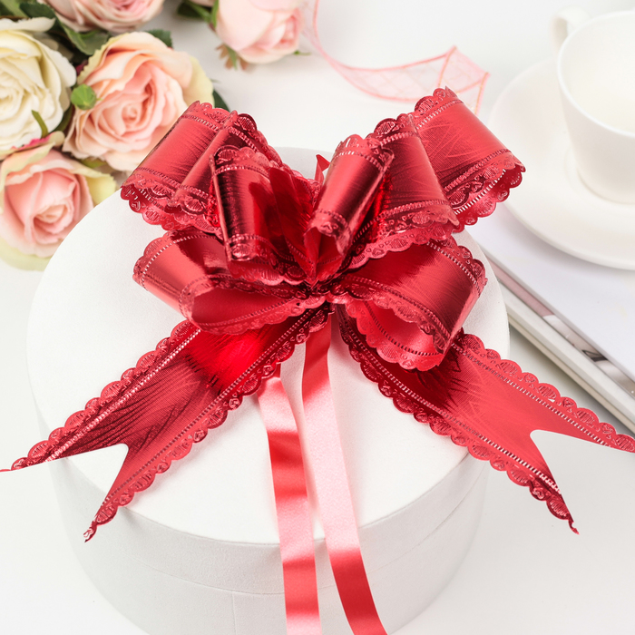 Бант-бабочка №5 красный