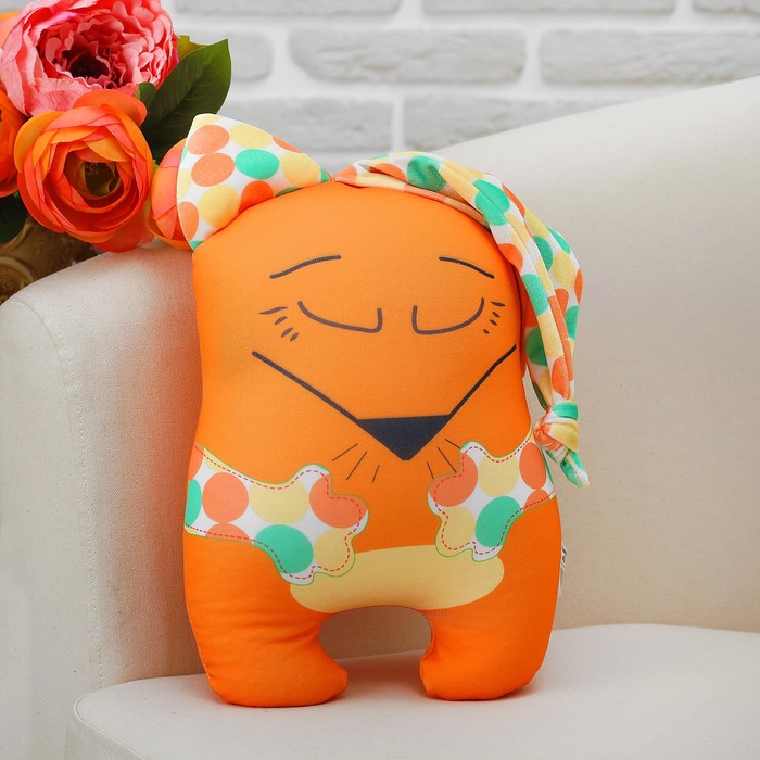 Мягкая игрушка-антистресс "Лиса в колпаке"