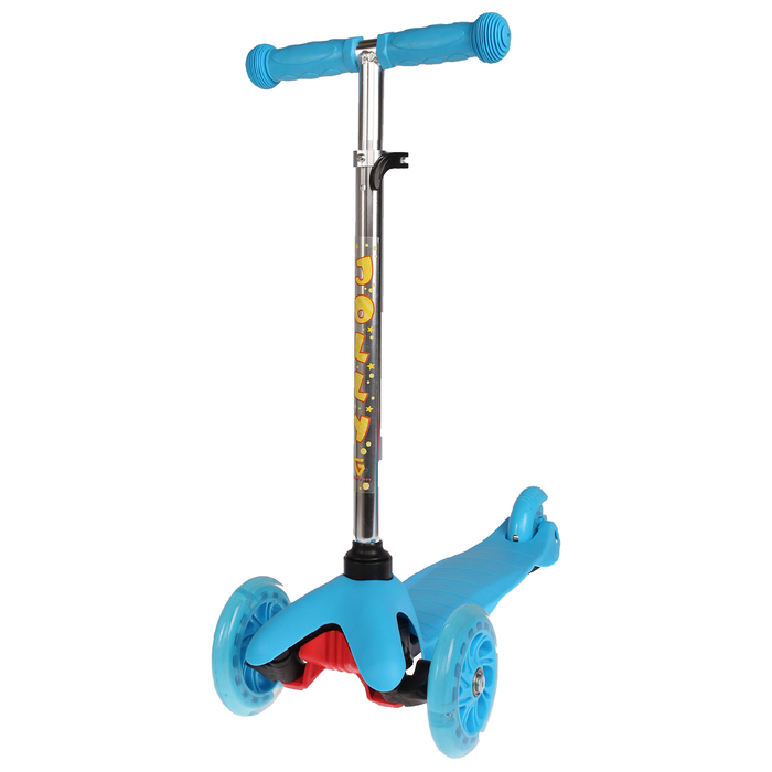 Самокат - каталка стальной OT-2014/033, три колеса PU d= 125 и 80 мм, цвет синий 134338