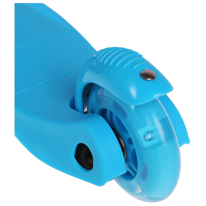 Самокат - каталка стальной OT-2014/033, три колеса PU d= 125 и 80 мм, цвет синий 134338