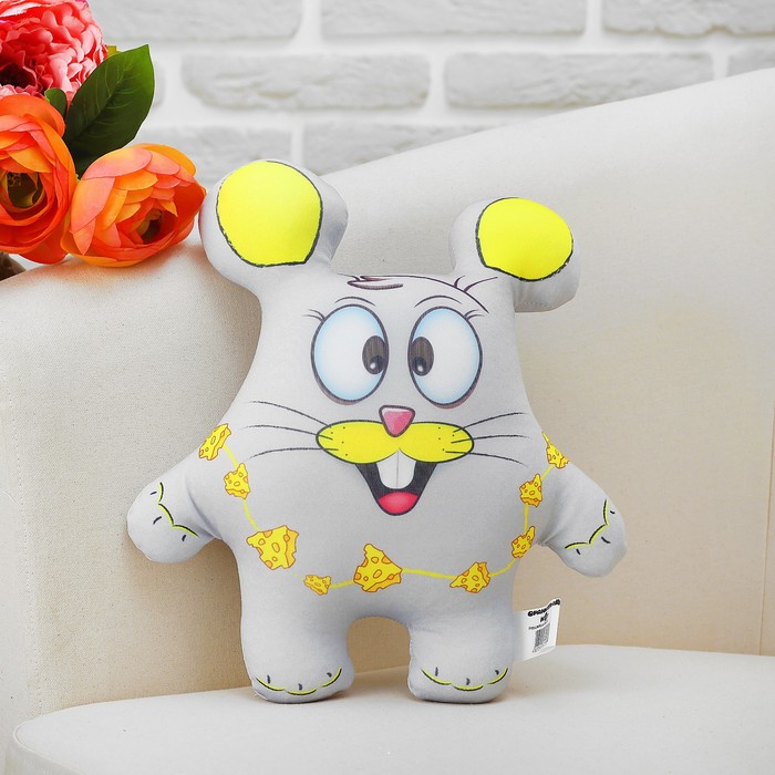 Мягкая игрушка-антистресс "Мышь Зося" 07