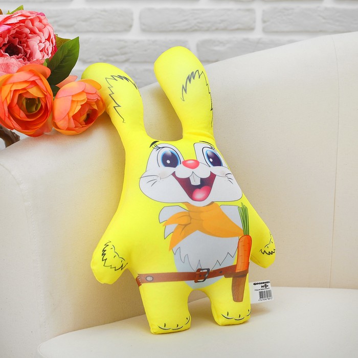 Мягкая игрушка-антистресс "Зайка Атаман" 03