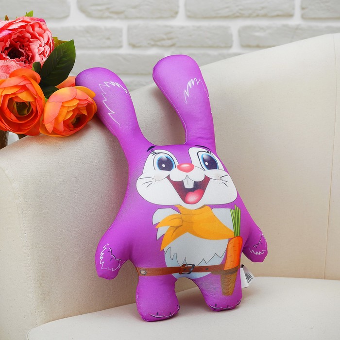 Мягкая игрушка-антистресс "Зайка Атаман" 02