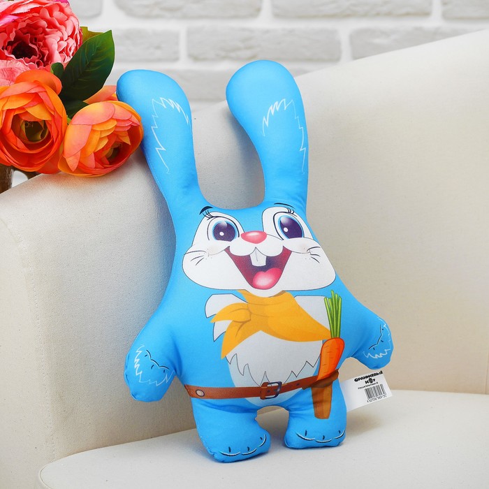 Мягкая игрушка-антистресс "Зайка Атаман" 04