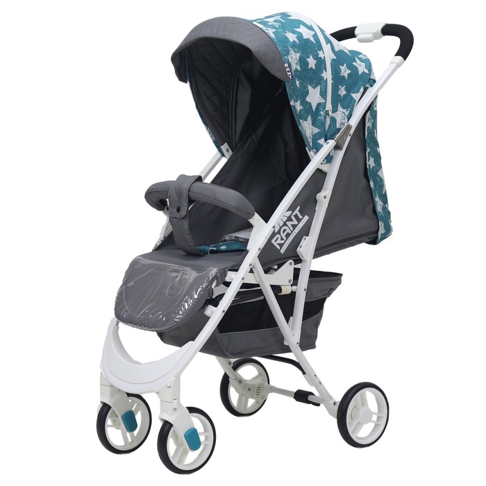 Коляска прогулочная LARGO "Звёзды", цвет аквамарин