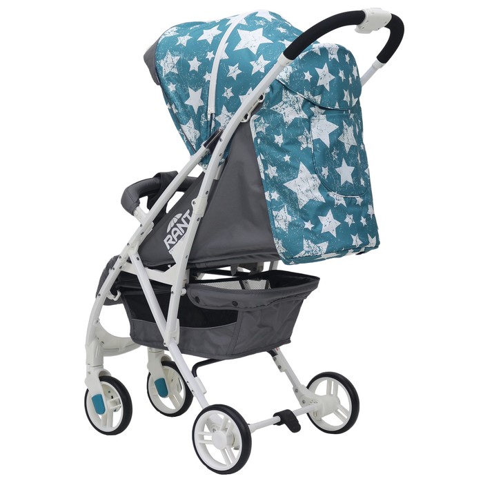 Коляска прогулочная LARGO "Звёзды", цвет аквамарин