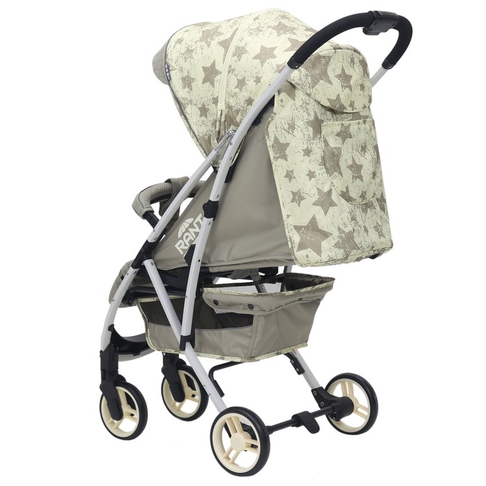 Коляска прогулочная LARGO "Звёзды", цвет бежевый