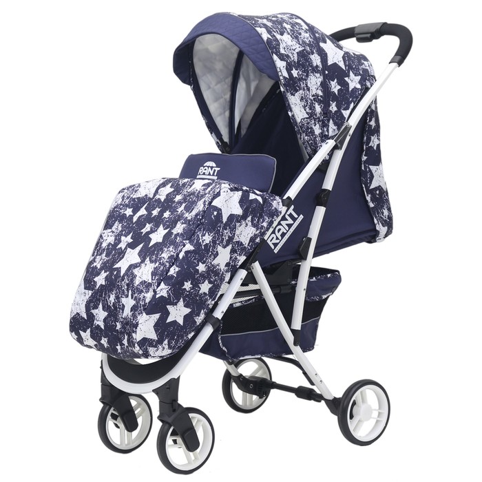 Коляска прогулочная LARGO "Звёзды", цвет синий