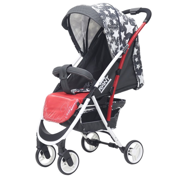 Коляска прогулочная LARGO "Звёзды", цвет графитовый