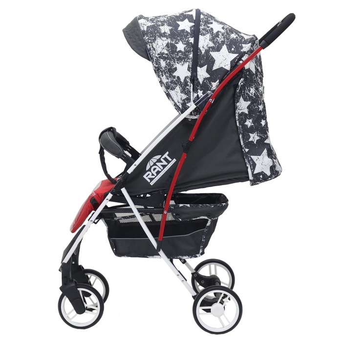 Коляска прогулочная LARGO "Звёзды", цвет графитовый