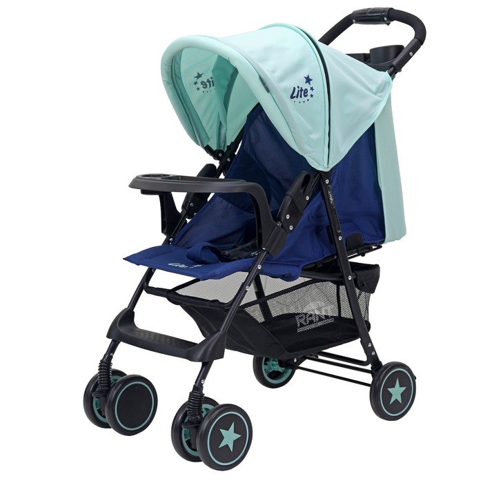 Коляска прогулочная LITE, цвет аквамарин