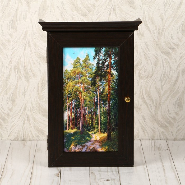 Ключница  "Корабельные сосны" Венге 28х16,5х6 см