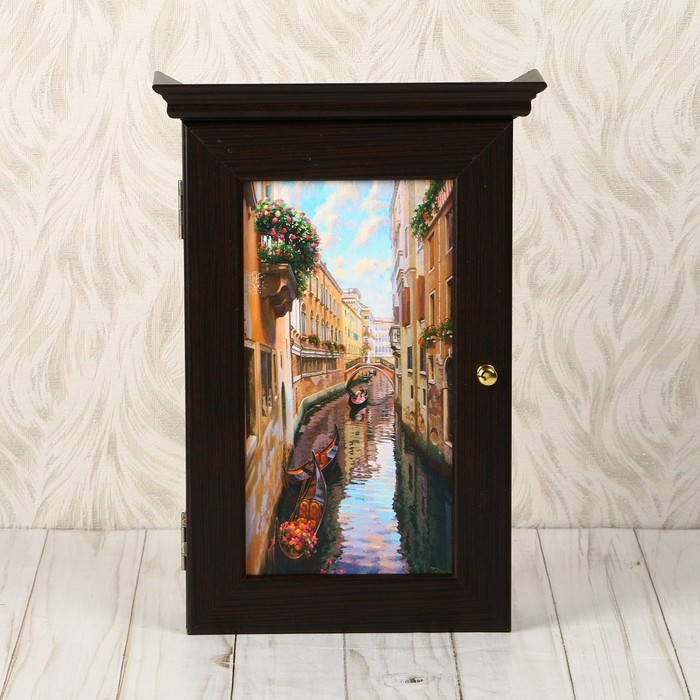 Ключница "Венеция" Венге 28х16,5х6 см