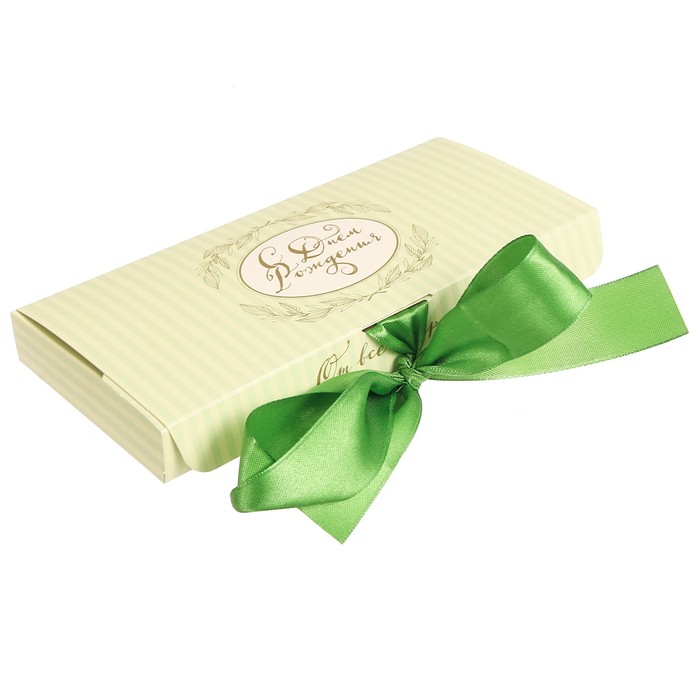 Коробка для денег с лентами «Лаконичность», 18 х 8 х 2 см