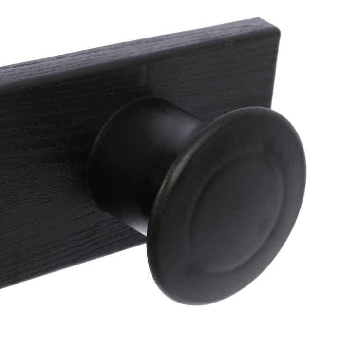 Вешалка настенная 4 крючка Slip Big, цвет черный