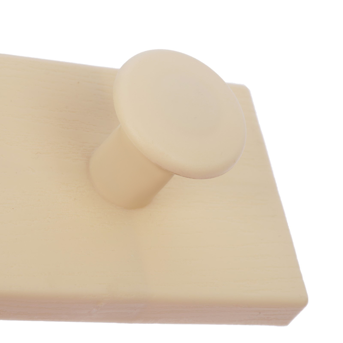 Вешалка настенная 5 крючков Slip Small, цвет слоновая кость