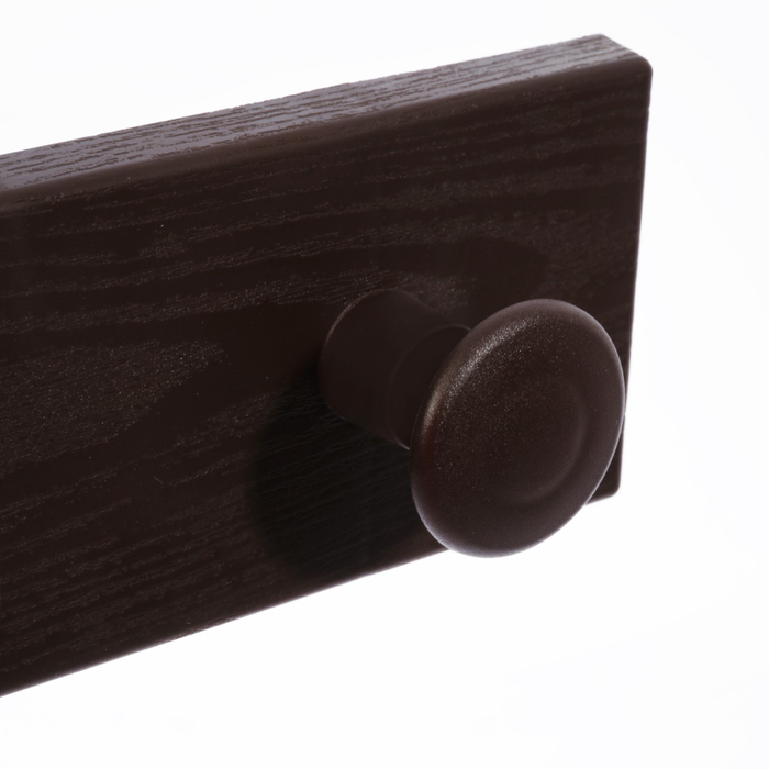 Вешалка настенная 5 крючков Slip Small, цвет шоколадный