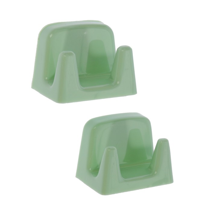 Набор для ванной комнаты Lumi line, цвет зелёный