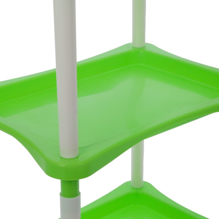Этажерка "Grotto Comfort" 3-х секционная, цвет салатный