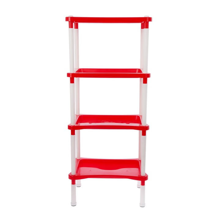 Этажерка "Grotto Comfort" 4-х секционная, цвет роза