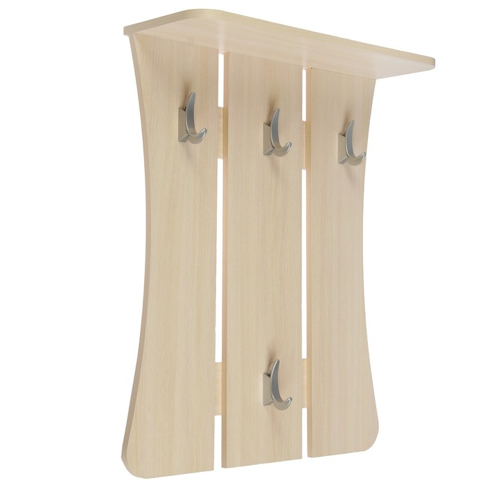 Вешалка Добрая 650х220х810, Венге светлый