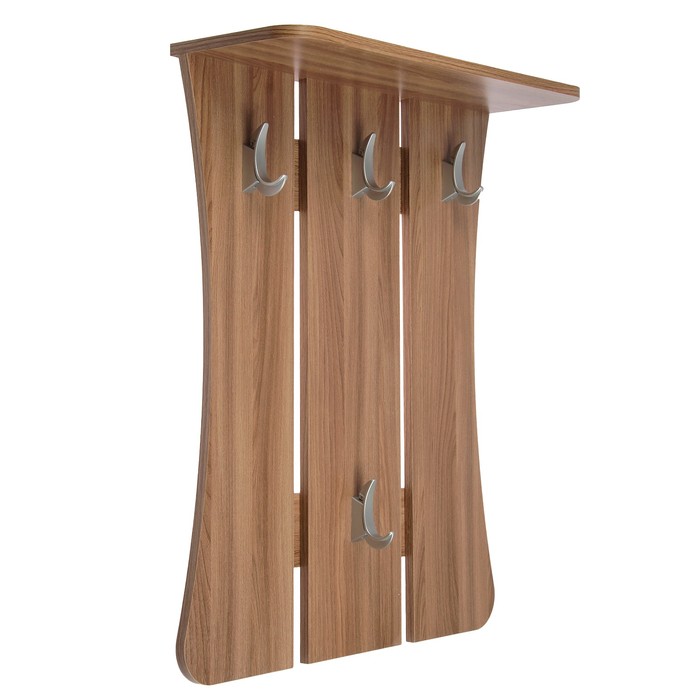 Вешалка Добрая 650х220х810, Ясень шимо темный