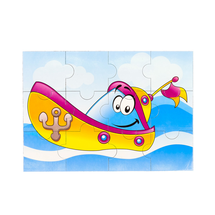 Пазлы магнитные А5 «Кораблик»