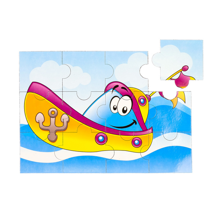 Пазлы магнитные А5 «Кораблик»