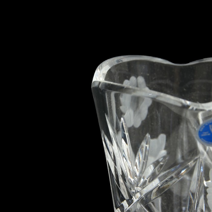 Ваза хрустальная "Этюд" d-7.5см 7,5х19,5см