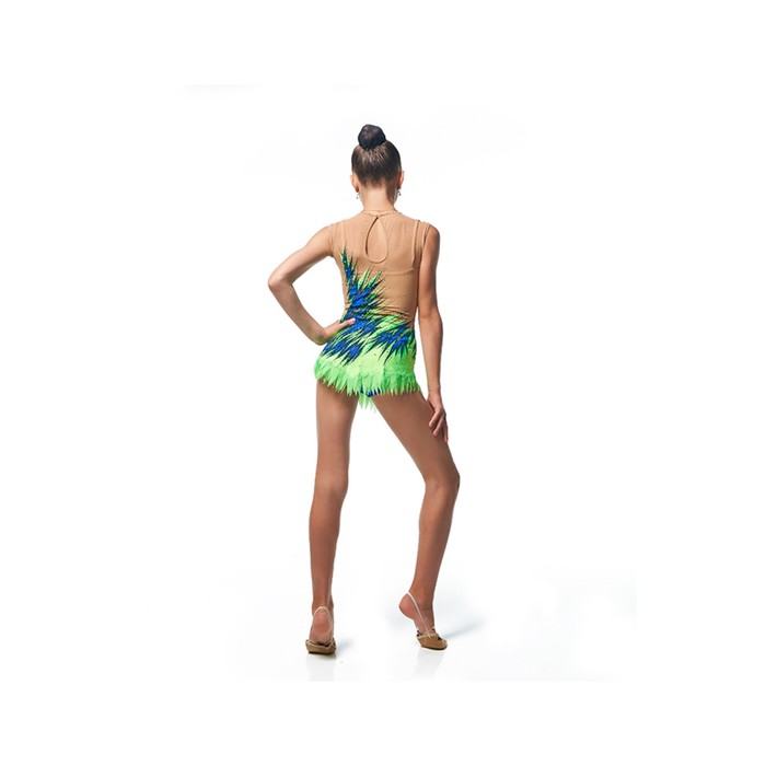 Купальник «Волшебник Изумрудного города», размер 34, 200 страз, MIX