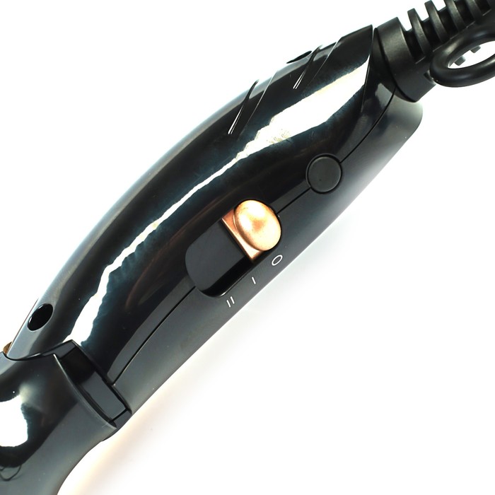 Фен WILLMARK WHD-122I, 1200 Вт, складная ручка, чёрный с бронзой