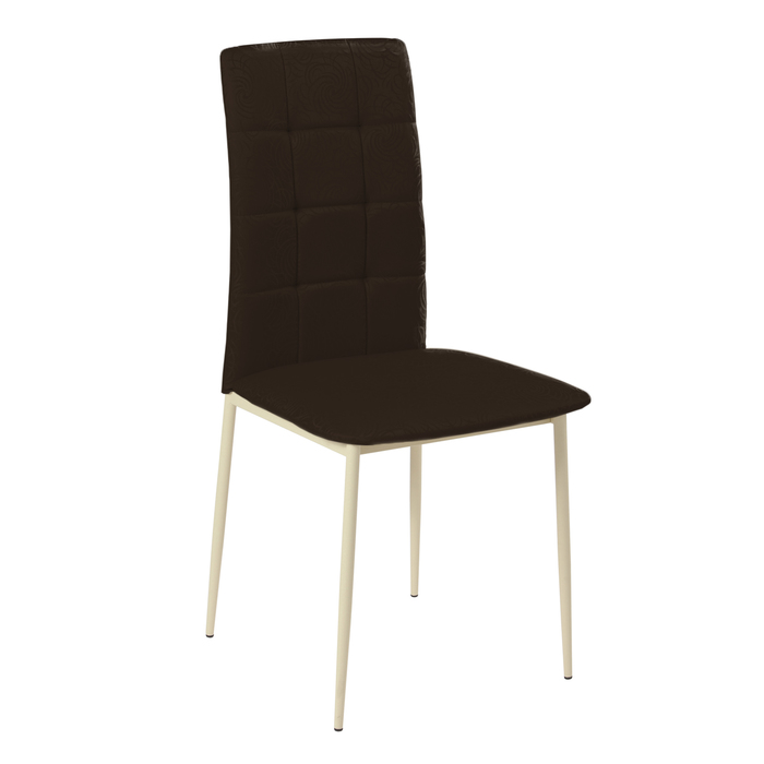 Стул Неаполь 98х42х41, цвет бежевый, темно-коричневый