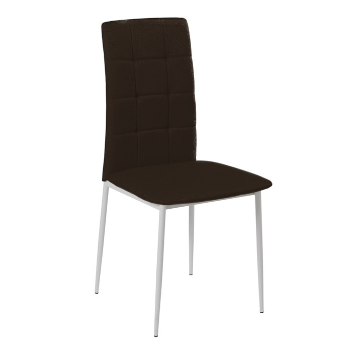 Стул Неаполь 98х42х41, цвет металлик, темно-коричневый